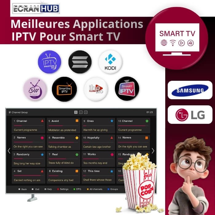 Top 7 des meilleures applications IPTV pour Smart TV Samsung, LG