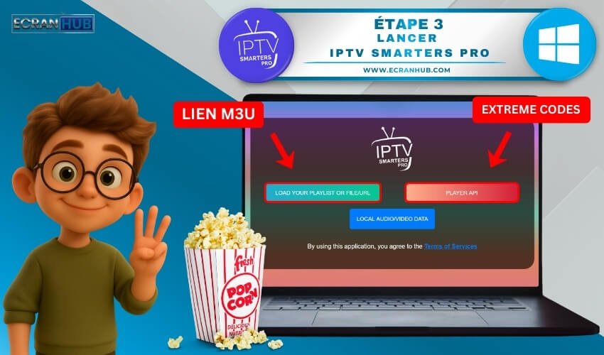 Étape 3 _ Lancer IPTV Smarters Pro
