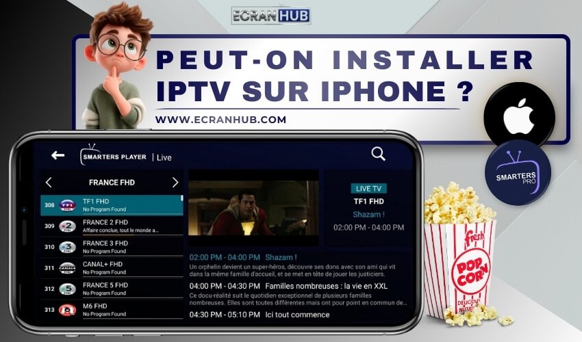 Peut-on utiliser IPTV sur iPhone