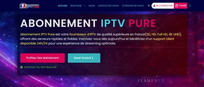 Abonnement IPTV Pure