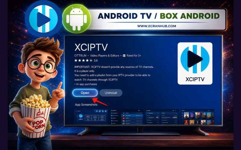 Installation XCIPTV Sur Android