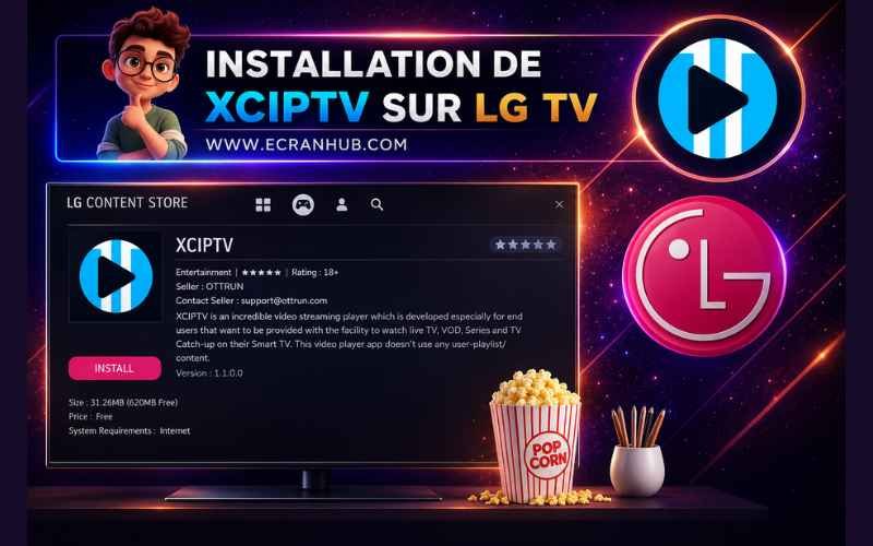 Installation XCIPTV Sur LG TV